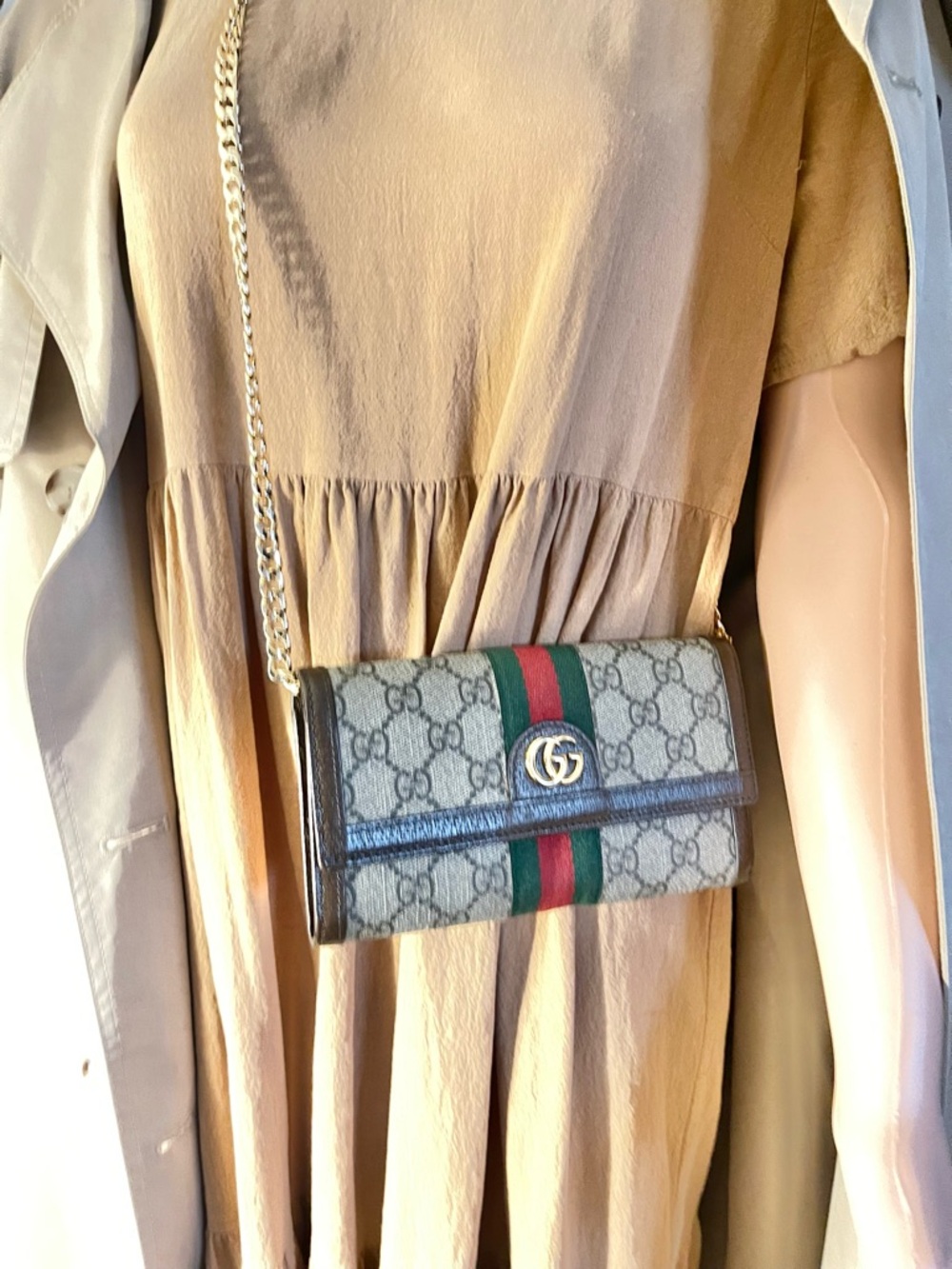 Authentic Gucci  web sherry line long wallet - Picture 10 of 10
